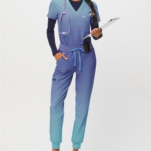 Figs ombré scrub set